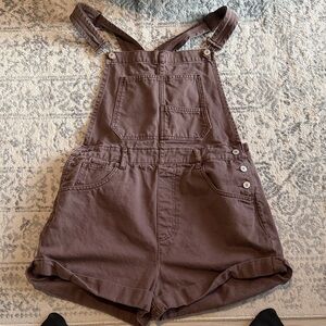 Free People Ziggy Shortalls - Brown